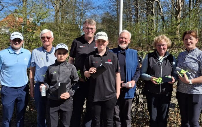åbningsturnering 2025 vindere Gyttegård Golf klub